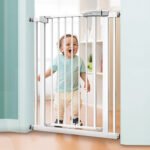 Puerta De Seguridad Bebe Niños Metalica Extensible Escalera - Imagen 2
