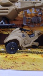 Juguete Set Soldado Guerra Moto Tanque Avion Helicoptero - Imagen 5