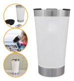 Vaso Térmico 500ml Acero Inoxidable Abridor Cerveza Chopera - Imagen 7