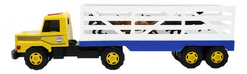 Camiones De Juguetes Grandes Mosquito Rampa Transportador Personaje Con 4 Caballos