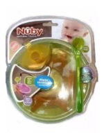 Plato Termico Bebe Nuby Con Cuchara, Sopapa Y Tapa 5419br - Imagen 7
