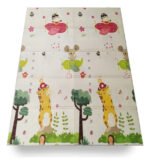 Alfombras De Bebe Con Animales Medidas 150 X 180 X 0,6 Cm Reversible Antigolpes Para Gatear Y Jugar En Bolsa Sebigus 55468 Nude - Imagen 3