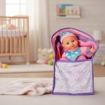 Tiny Baby Bebote Juli Con Mochila Y Sonidos 27cm Cuerpo Soft - Imagen 2