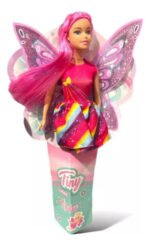 Muñeca Tiny Hada Mágica Con Alas Brillos Juguete Vs Colores - Imagen 6