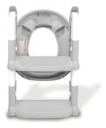 Asiento Reductor Inodoro Bebé Ok Baby Gris Con Escalera Antideslizante - Imagen 6