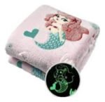 Manta Frazada Luminosa Soft Brilla En Oscuridad 1 1/2 Plaza - Imagen 9