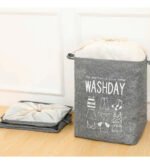 Canasto Organizador Ropa Sucia Plegable Cesto Semi Rígido - Imagen 5