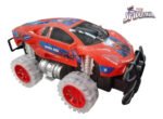 Juguete Auto Radio Control Camioneta Spiderman Luces Ruedas - Imagen 4
