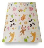 Alfombras De Bebe Con Animales Medidas 150 X 180 X 0,6 Cm Reversible Antigolpes Para Gatear Y Jugar En Bolsa Sebigus 55468 Nude - Imagen 2
