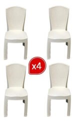 Sillas Pinot X4 Plastica Simil Ratan Reforzada Apilable