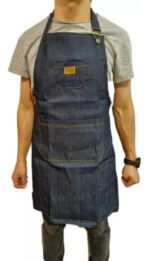 Delantal Unisex Jean Gastronomico Cocina Barberia Asador - Imagen 2