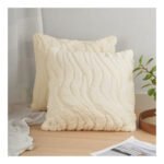 Almohadon Entre Línea Felpa Nordico Decorativo 45x45cm - Imagen 7