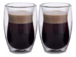Vaso Taza Doble Vidrio Cafe Bebidas 90ml X2 Unidades Ms