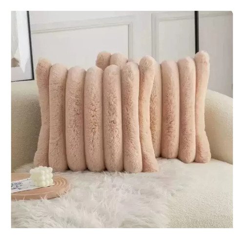 Funda Almohadon Felpa Suave Nordico Decorativo 45x45cm
