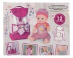 Muñeca Bebe Bebote Sonidos Mochila Comiditas Accesorios - Imagen 2