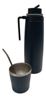 Combo Set Termo Mate Bombilla Acero Inoxidable 1,3 Litros - Imagen 11