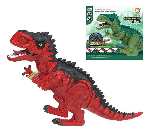 Muñeco Dinosaurio Luz Sonidos Camina Pone Huevos Proyecta