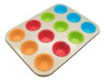 Molde Muffins Cupcake 12 Unidades + Pirotines De Silicona - Imagen 7