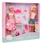 Muneca Tiny Fantasy Beauty Collection X 2 Art 53410 - Imagen 2