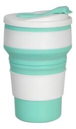 Vaso Plegable Jarro Térmico Mug Silicona Involcable Agarre - Imagen 10