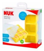 Cubetera Para Alimentos Nuk Bebe Fresh Food Silicona C/ Tapa Color Amarillo - Imagen 2