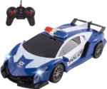 Auto Juguete Radio Control Remoto Luces Policia Babymovil - Imagen 6