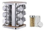 Especiero Cocina Giratorio 12 Condimentos Acero Inoxidable - Imagen 2