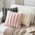 Funda Almohadon Cuadrado Puntillas Decorativo Cierre 40x40cm - Imagen 19