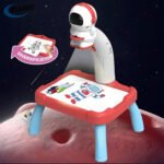Mesa Didactica Con Proyector Dibujo Infantil Fibras Colorear Color Astronauta - Imagen 4