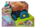 Dino Car Assembly Triceratops Marron Vehiculo Para Armar - Imagen 2