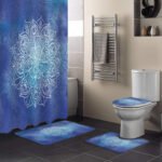 Cortina Baño Estampada Premium Quality 180x180 Con Ganchos - Imagen 43