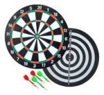 Juego De Dardos Tiro Al Blanco Tablero Reversible - Imagen 4