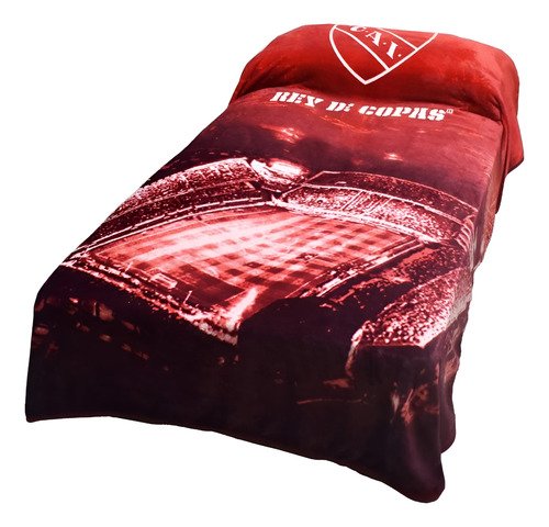 Frazada Manta River Boca Original Luminosa 1 Plaza Y Media