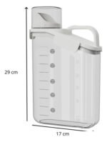 Dispenser Cerealero Contenedor Hermético 1,6 Litros Color Azul Claro - Imagen 3