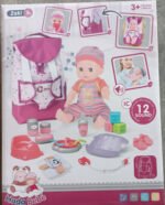 Muñeca Bebe Bebote Sonidos Mochila Comiditas Accesorios - Imagen 4