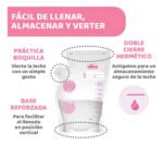 Bolsas De Almacenamiento Para Leche Materna Chicco - Imagen 5