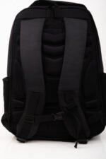 Mochila Porta Notebook Urbana Escolar Ejecutiva Acolchada Color Negro Diseño De La Tela Liso - Imagen 4