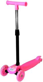 Monopatín 3 Ruedas Infantil Niños Freno Luz Colores Color Rosa