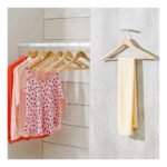 Pack X20 Percha De Madera Lustrada Calidad Baby Movil - Imagen 3