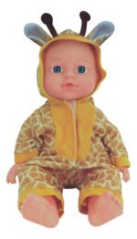 Muñeca Bebé Jirafa Tiny Con Accesorios 32 Cm Babymovil