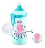 Vaso Nuk Junior Cup 300ml Efecto Camaleon Cambia Color + 18m Color Turquesa Pez