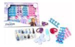 Set De Uñas Nenas Frozen Princesas Con Glitter Babymovil