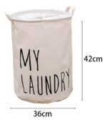 Canasto Organizador Ropa Sucia Cesto Semi Rígido Plegable - Imagen 9