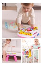 Mesa Didáctica Interactiva Cici Animalitos Zoo Rosa Luces Sonidos 6-12 Meses - Imagen 2