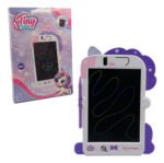 Pizarra Mágica Multicolor Tablet Tiny Escritura Rosa Rosa Ju - Imagen 4