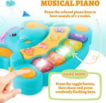 Piano Organo Infantil De Animalitos Sonido Didactico Bebes Color Blanco/amarillo - Imagen 5