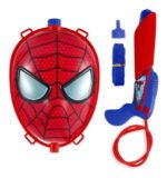 Juguete Mochila Pistola Lanza Agua Spiderman Cap America - Imagen 2