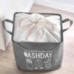 Canasto Organizador Ropa Sucia Plegable Cesto Semi Rígido - Imagen 4