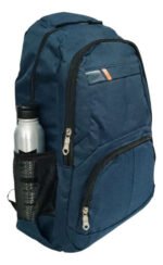 Mochila Clasica Estilo 48x33x15 Escolar Urbana Reforzada Color Azul Diseño De La Tela Liso - Imagen 2