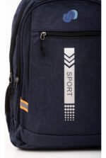 Mochila Viaje Escolar Urbana Reforzada Resistente Babymovil Color Azul Diseño De La Tela Liso - Imagen 3